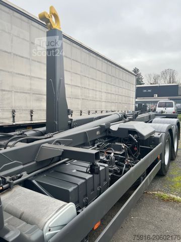 Camion benne à bras amovible MAN TGA 26.410, 6x4 Abrollkipper Meiller Blattfedern