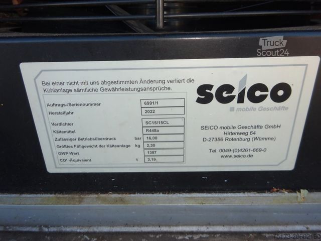 Rimorchio per la vendita SEICO AE 42-18 w Verkaufsanhänger für gekühlte Ware