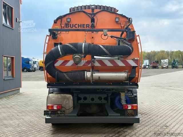 مكنسة طرق MERCEDES-BENZ ACTROS 1830 4x2 Kehrmaschine BUCHER OPTIFANT8000