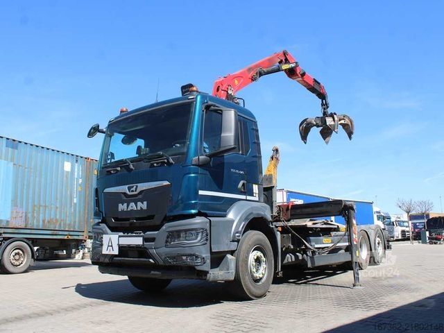 Autolaadkraan MAN TGS 26.470, EURO 6, 6X2, LIFTING AXLE, PALFINGER