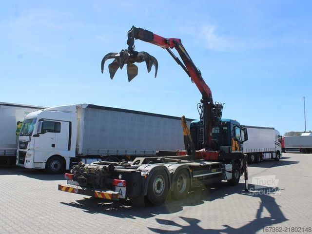Kamyon üzerine monteli vinç MAN TGS 26.470, EURO 6, 6X2, LIFTING AXLE, PALFINGER
