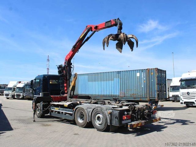 Kamyon üzerine monteli vinç MAN TGS 26.470, EURO 6, 6X2, LIFTING AXLE, PALFINGER