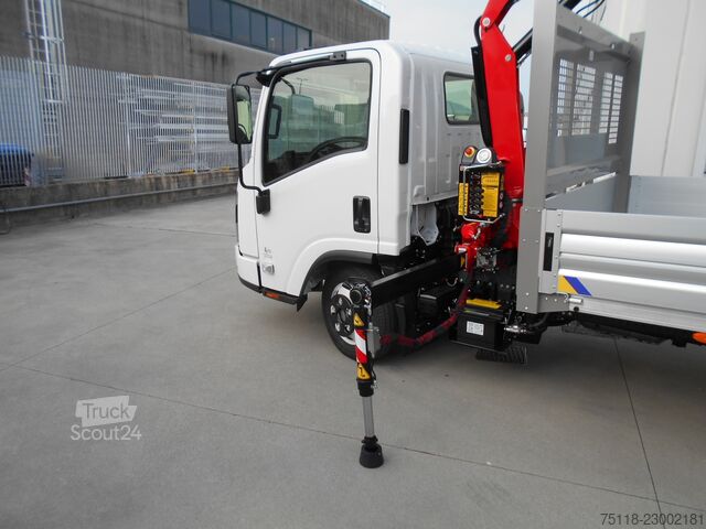φορτηγό pick-up Isuzu M21 GRU e CASSONE FISSO