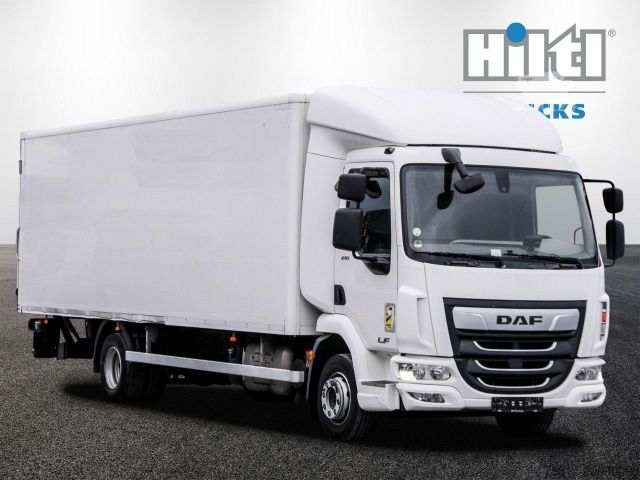 Vrachtwagen met bakwagen DAF LF 210 KOFFER 12t+ LBW 1.5t+ DACHSPOILER