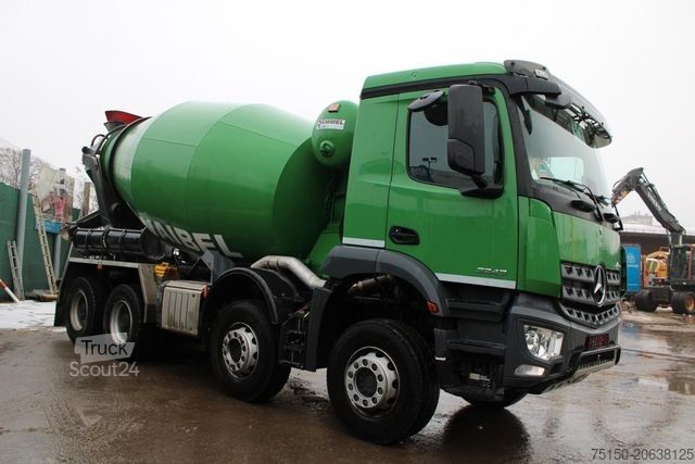 Betonszállító teherautó MERCEDES-BENZ 3243 8x4 BB - Remmel 9m³ - AP Achsen - Nr.: 479