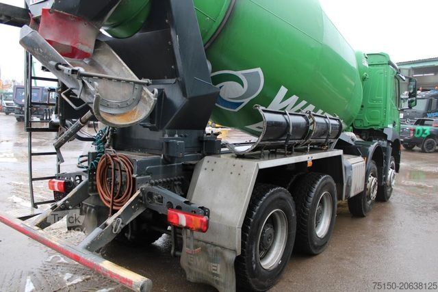Betonszállító teherautó MERCEDES-BENZ 3243 8x4 BB - Remmel 9m³ - AP Achsen - Nr.: 479