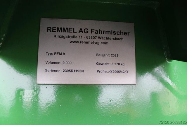 Betonszállító teherautó MERCEDES-BENZ 3243 8x4 BB - Remmel 9m³ - AP Achsen - Nr.: 479