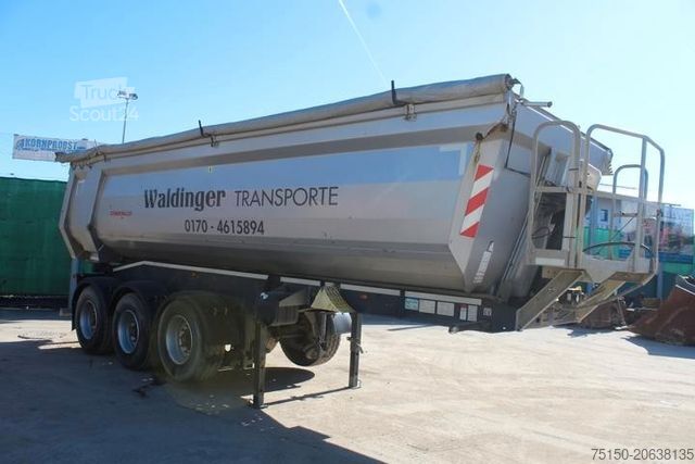 Semi-remorque benne SCHWARZMÜLLER Kippmulde 28 m³ TROMMELBRLIFT  690