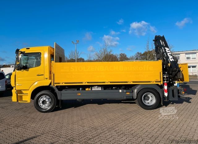 Vrachtauto met open laadbak MERCEDES-BENZ Atego 1522 L /  AC/ Atlas AK 88.3 + Funk+5/6 Kr.