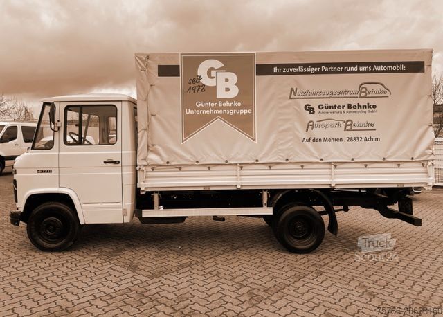 Ciężarówka z płaską platformą MERCEDES-BENZ Atego 1523 L / AC/ Atlas AK 88.3 + Funk+5/6 Kr.