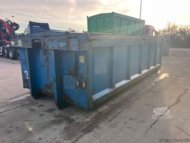 Roll-off container CONTAINER SCARRABILE USATO CON COPERCHIO