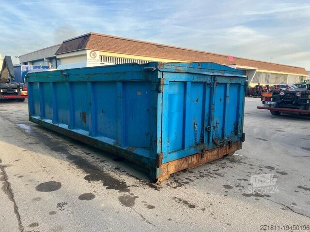 Roll-off container CONTAINER SCARRABILE USATO CON COPERCHIO