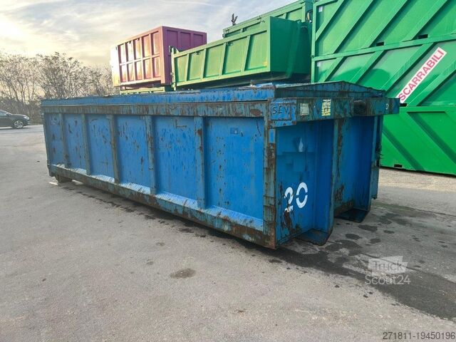 Roll-off container CONTAINER SCARRABILE USATO CON COPERCHIO
