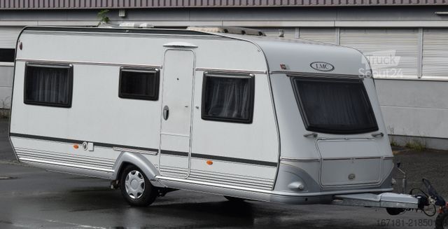 Caravana LMC 490 E mit Mover und Vorzelt