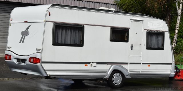 Caravana LMC 490 E mit Mover und Vorzelt