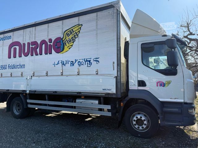 Autocarro con pianale e telone DAF LF 260 FA Pritsche Plane LBW*ADR 7,20m TÜV *2018