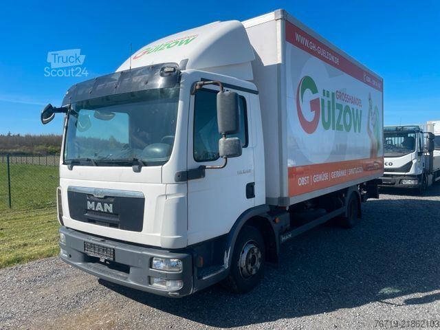 Šaldytuvo kėbulo furgonas MAN TGL 8.180 Kühlkoffer ThermoKing V500 1.Hand