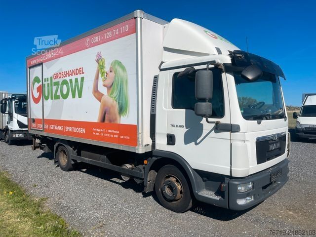 Šaldytuvo kėbulo furgonas MAN TGL 8.180 Kühlkoffer ThermoKing V500 1.Hand