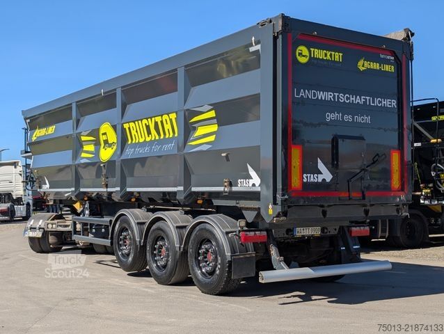 Semi-reboque basculante STAS 55 cbm HardoX AGRAR,  7,1 to. leer
