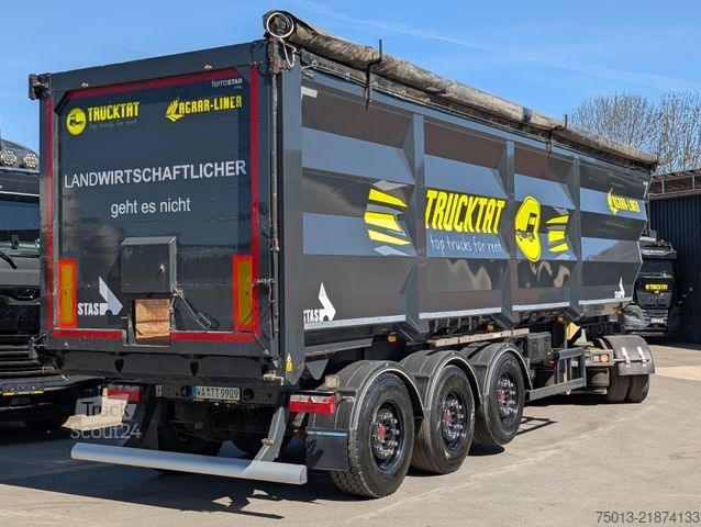 Semi-reboque basculante STAS 55 cbm HardoX AGRAR,  7,1 to. leer