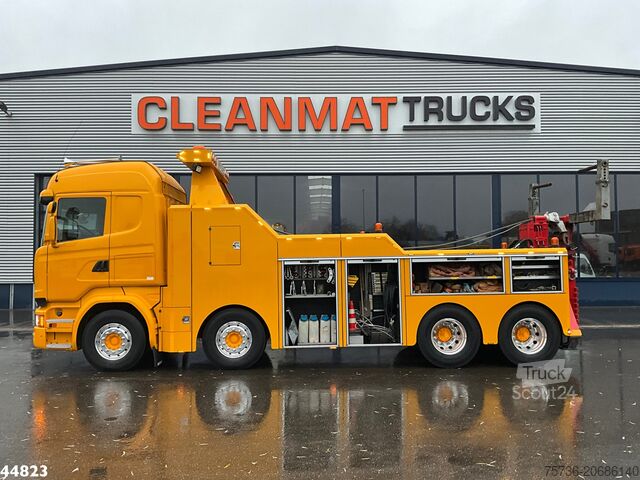 Bergingsvoertuig Scania R730 V8 8x4 Euro 6 Retarder Recovery truck Just...
