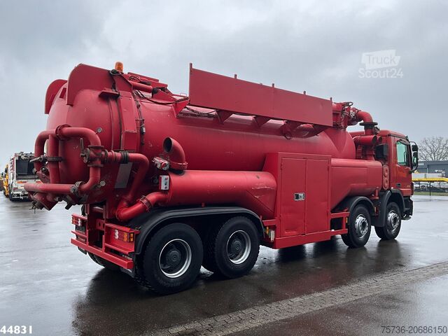 Zuigvoertuig Mercedes-Benz Actros 4141 8x4 RVS Naaktgeboren drogestoffen J...