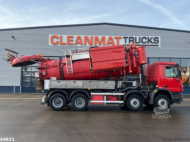 Zuigvoertuig Mercedes-Benz Actros 4141 8x4 Kroll Saug/Spul aufbau