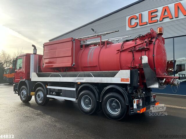 Zuigvoertuig Mercedes-Benz Actros 4141 8x4 Kroll Saug/Spul aufbau