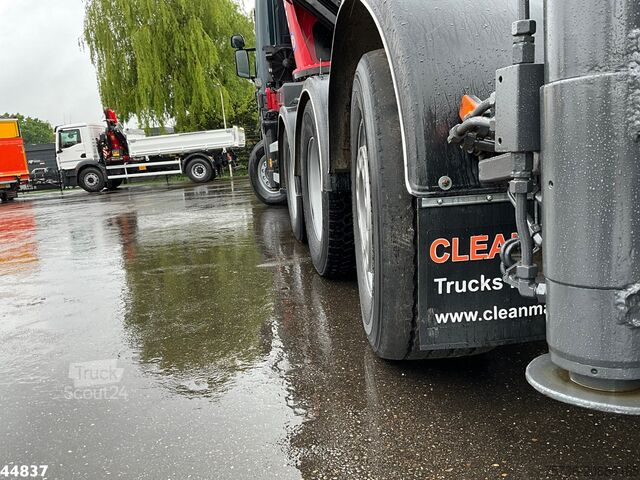 Kablio rankenos sistema Scania G480 8x4 HMF 60 Tonmeter laadkraan + Fly-jib