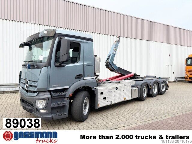 Camião porta-contentores de gancho Mercedes-Benz Antos 3543 L 8x2/6, Retarder, 2x Lenkachse,