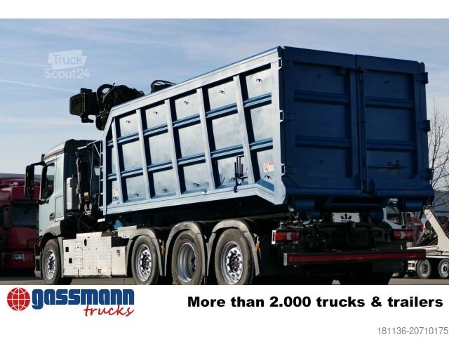 Kanca kasalı yük kamyonu (roll-off) Mercedes-Benz Antos 3543 L 8x2/6, Retarder, 2x Lenkachse,