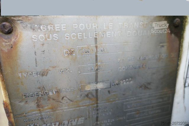 Samochód z wymienną zabudową Krone WK-7.3 RST, BDF, Rolltor, Wechselkoffer