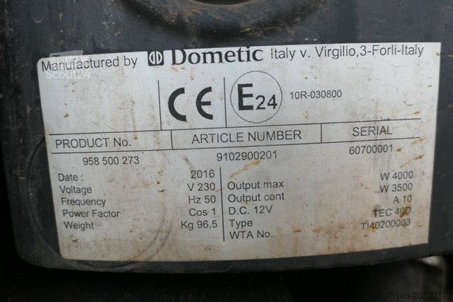 Tippbil MERCEDES-BENZ 2030 L Antos 4x2, Kran,Generator,Plane,Hydraulik