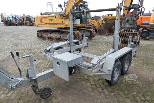 Przyczepa samochodowa Bagela BKT 27, Kabeltrommel, Tandem, Verzinkt