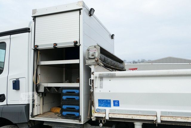 Tresidig tippbil MERCEDES-BENZ 2030 L Antos 4x2, Kran,Generator,Plane,Hydraulik