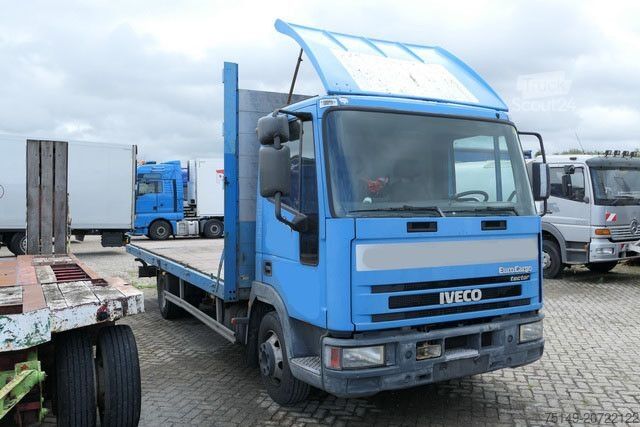 Pritschenwagen IVECO ML 75 E 4x2, Plattform, 3. Sitz, Luftfederung