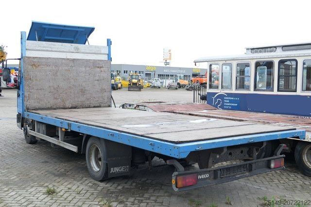 Pick-up van IVECO ML 75 E 4x2, Plattform, 3. Sitz, Luftfederung