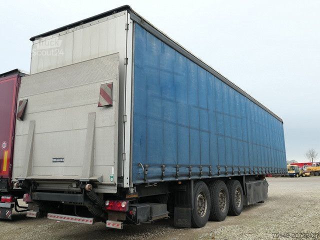 Open oplegger met zeil SCHMITZ CARGOBULL SCS 24 - 13.62 EB, Edscha, LBW, Palettenkasten