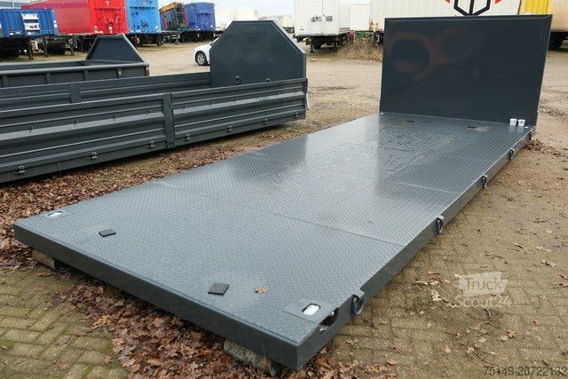 Abrollkipper alga Plattform, Prische, Zurrösen, Stirnwand