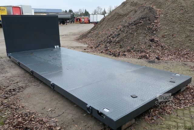 Abrollkipper alga Plattform, Prische, Zurrösen, Stirnwand