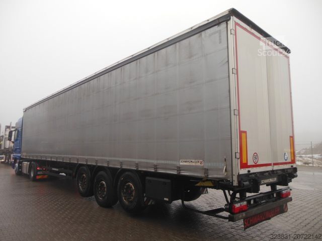 Open oplegger met zeil SCHWARZMÜLLER SPA 3/E, SAF, 2 LIFTACHSE