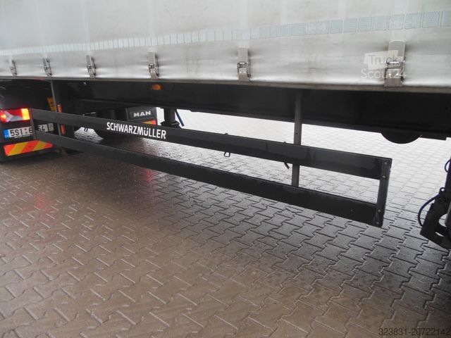 Open oplegger met zeil SCHWARZMÜLLER SPA 3/E, SAF, 2 LIFTACHSE