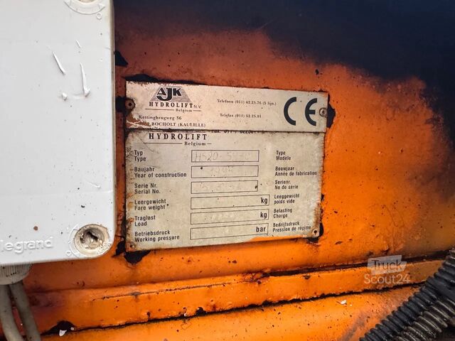 Sistema de brazo de gancho Mercedes-Benz SK 2631 **MANUAL GEARBOX-V6-BELGIAN TRUCK**