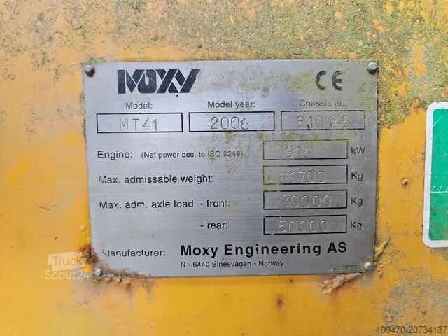 Zglobni kiper Moxy MT 41