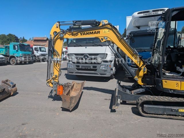 Minibagr YANMAR VIO 38 - 6 / POWERTILT / 3 Löffel / Klima