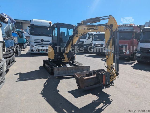 Minibagr YANMAR VIO 38 - 6 / POWERTILT / 3 Löffel / Klima