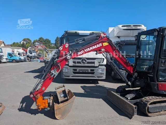 Minibagr YANMAR VIO 33 - 6 / POWERTILT / 3 Löffel / D-Maschine