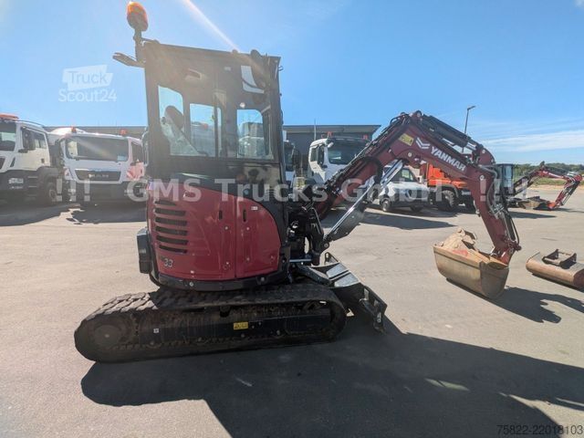 Minibagr YANMAR VIO 33 - 6 / POWERTILT / 3 Löffel / D-Maschine