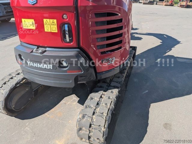 Minibagr YANMAR VIO 33 - 6 / POWERTILT / 3 Löffel / D-Maschine