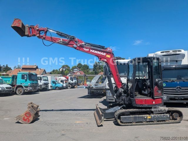 Minibagr YANMAR VIO 50 - 6B / POWERTILT / 3 Löffel / D-Masch